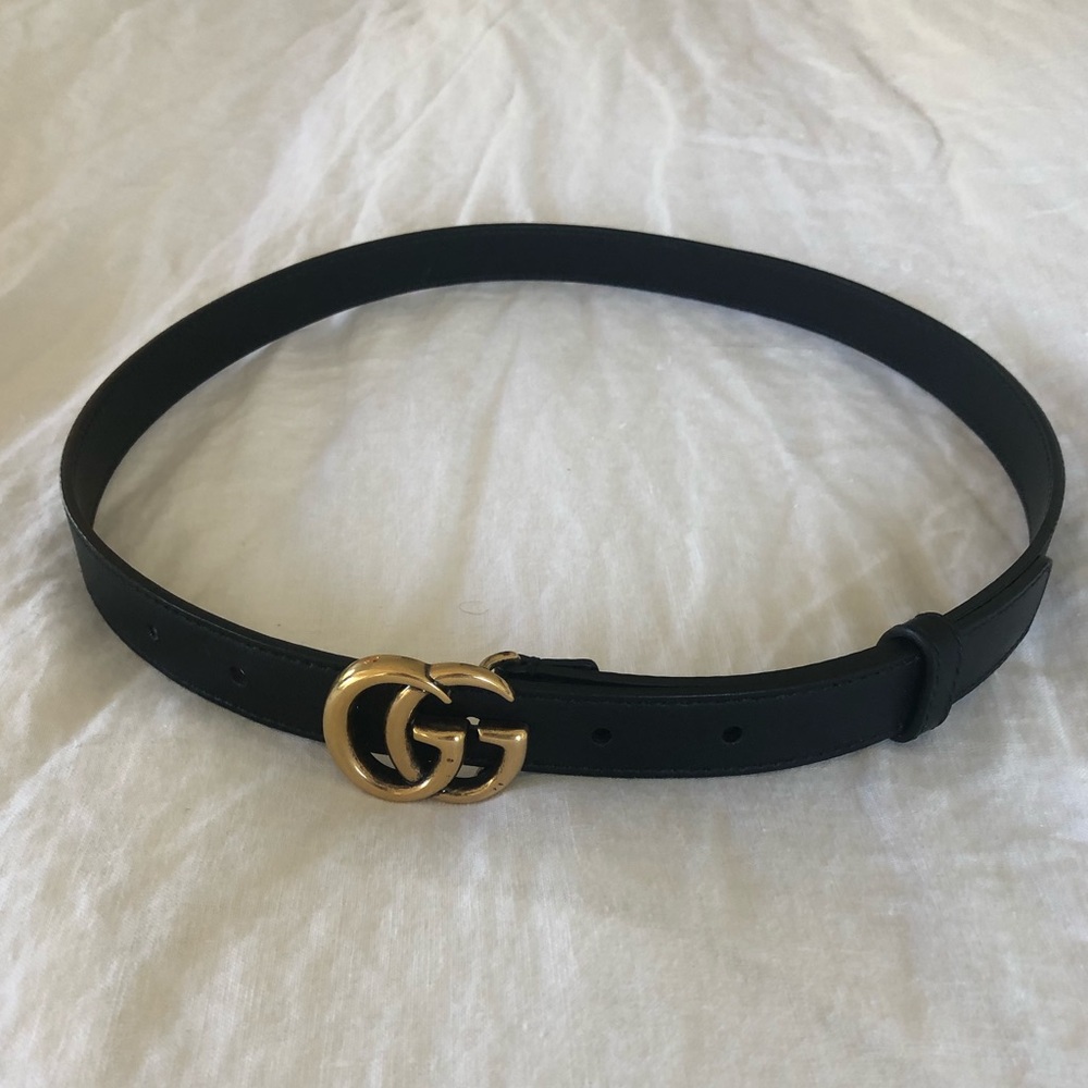 Gucci Belt with Double G in Black - Picture 2 of 11